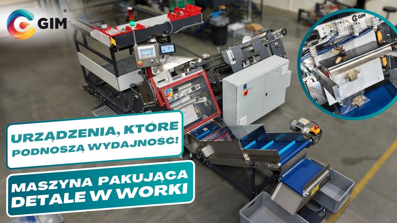 Maszyna pakująca w worki foliowe – stanowisko ręczne do wielopaków