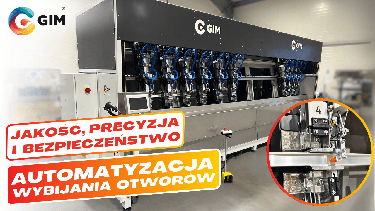 Maszyna do automatycznego wybijania otworów z wybijakami pneumatycznymi