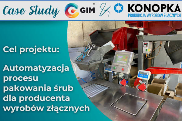 Automatyzacja procesu pakowania śrub dla producenta wyrobów złącznych