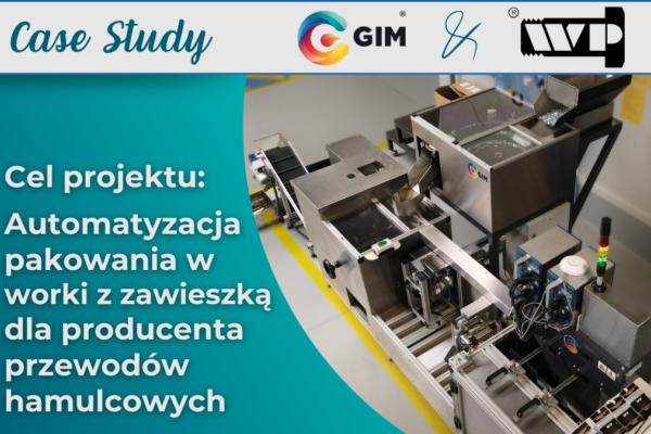 Automatyzacja pakowania w worki z zawieszką dla producenta przewodów hamulcowych: