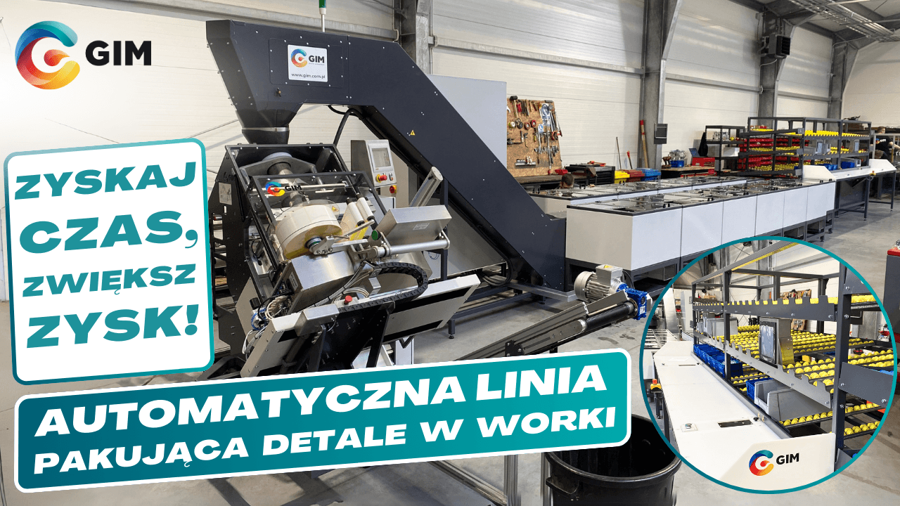Automatyczna linia pakująca detale w worki